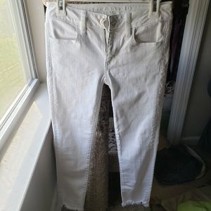 American Eagle Jegging Crop white pant - Size 2R